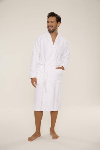 735 Vestaglia da uomo Manuele De Lafense - bianco