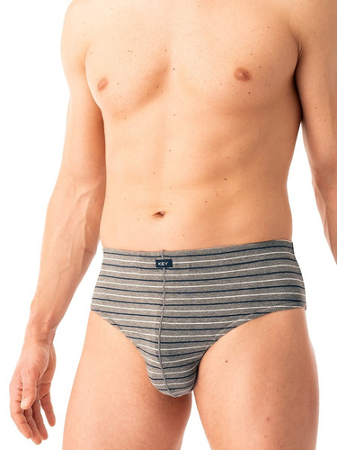 MPP 311 Key slip da uomo in cotone marrone blu navy, confezione da 2 pezzi in scatola, comfort e stile