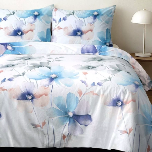 Biancheria letto Satynlove  1557/1 Darymex satin cotone premium con zip