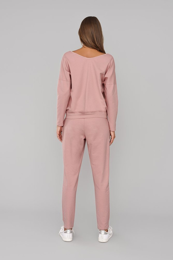 Karina Set donna manica lunga, pantaloni Moda italiana - caramello