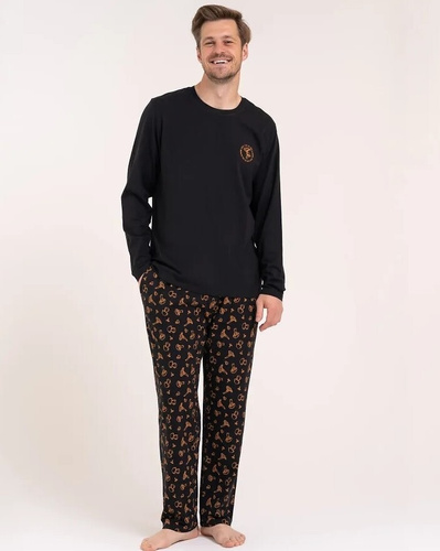 Pigiama uomo Moraj PDM3000-003 grigia manica corta pantaloncini corti