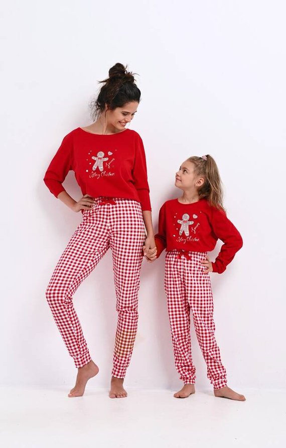 Pigiama da donna Sensis Christmas Cookie - rosso