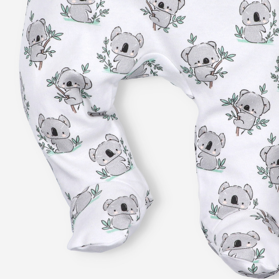 ABN-5210 Pantaloni corti neonato Nini Sweet Koala 100% cotone organico