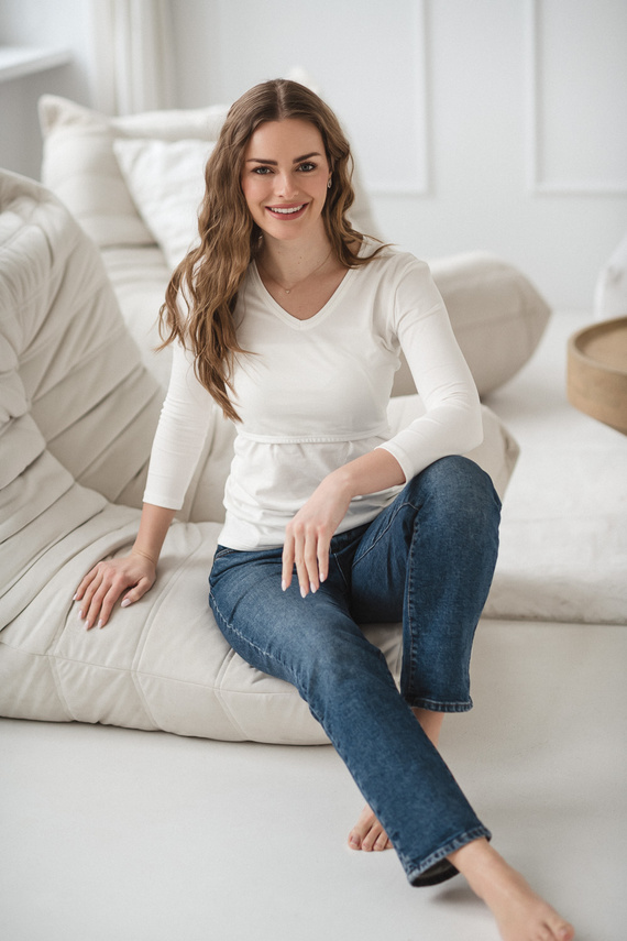 Milk&Love Milk Shirt maglia premaman e allattamento 7/8