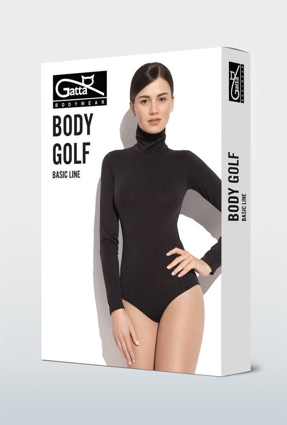 Gatta Body 5577 donna dolcevita senza cuciture manica lunga microfibra