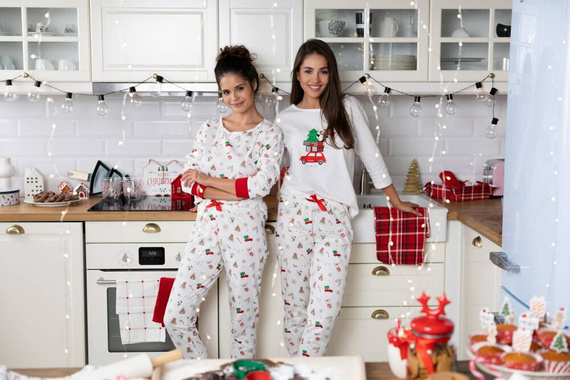 Pigiama donna Samantha Sensis -ecru