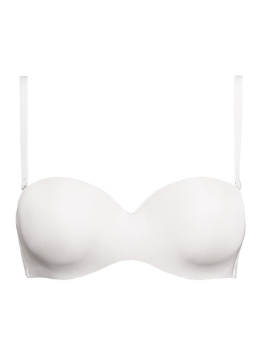 1580 Reggiseno push-up Fantastic - a fascia, microfibra Sielei bianco