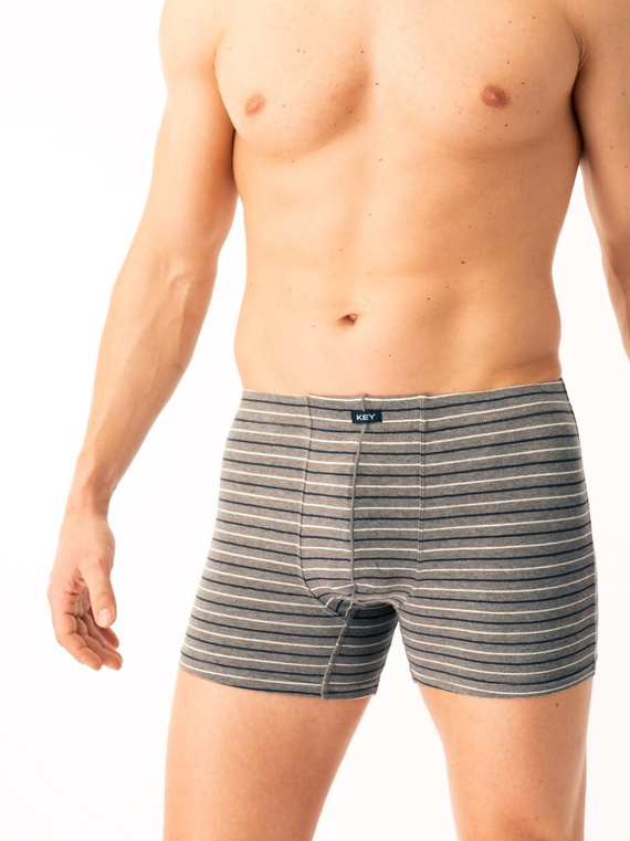Boxer da uomo Key MXH 311 marrone - cotone, confortevole e traspirante