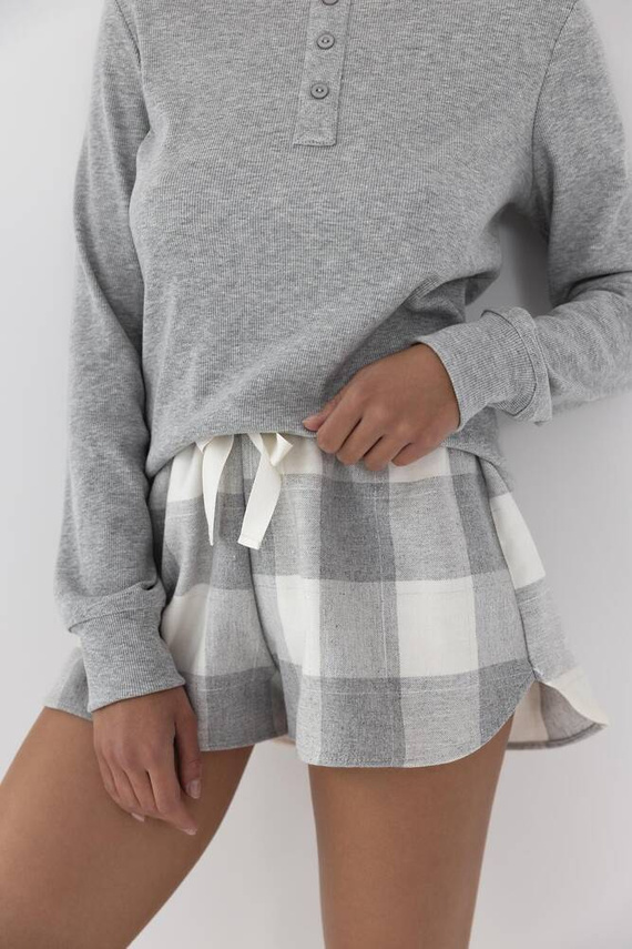 Pigiama da donna Maggie Sensis - grigio melange