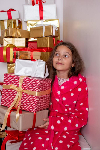 998 Accappatoio per bambini Bowtie Forex - blu