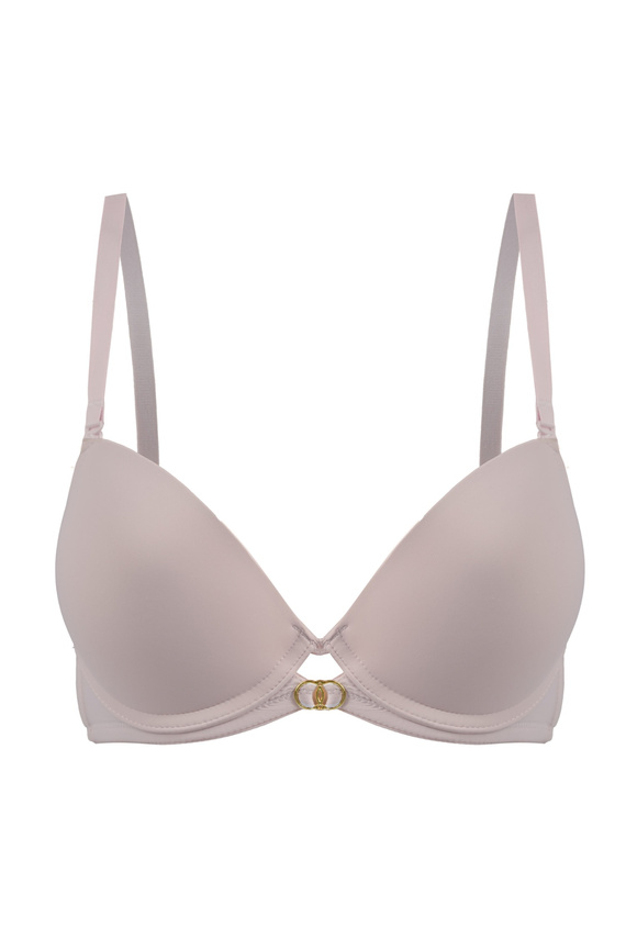 19241 Reggiseno Mediolano Nela - push-up, rosa cipria, elegante e confortevole