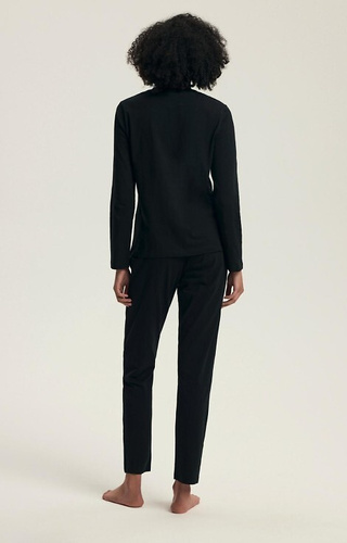 43727 Pigiama donna Dairoku Henderson nero - cotone, lunghezza. maniche e pantaloni