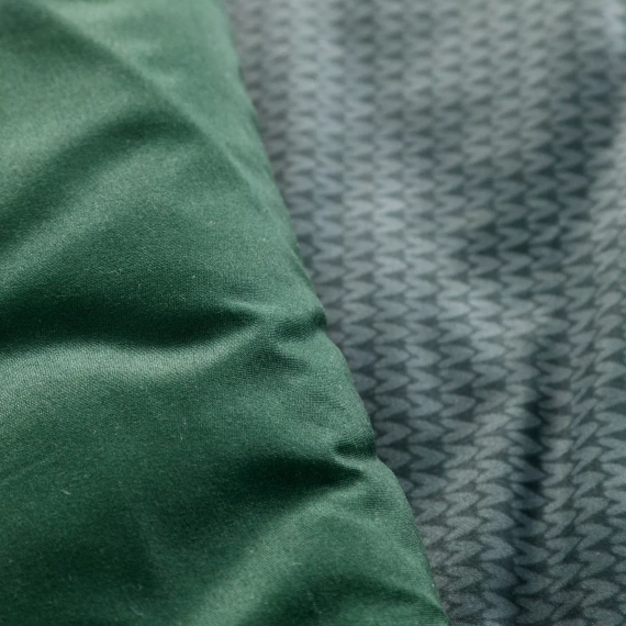 Jaremy Biancheria da letto natalizia in microfibra Eurofirany verde - decorata con stampa in stile scandinavo