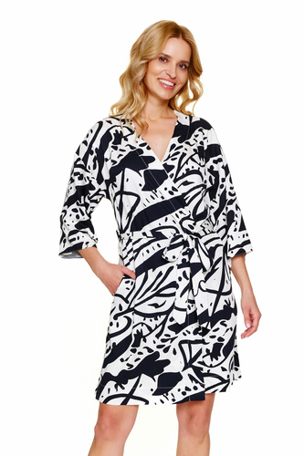 7311 Vestaglia da donna Doctor Nap La Palma - viscosa, stampa alla moda