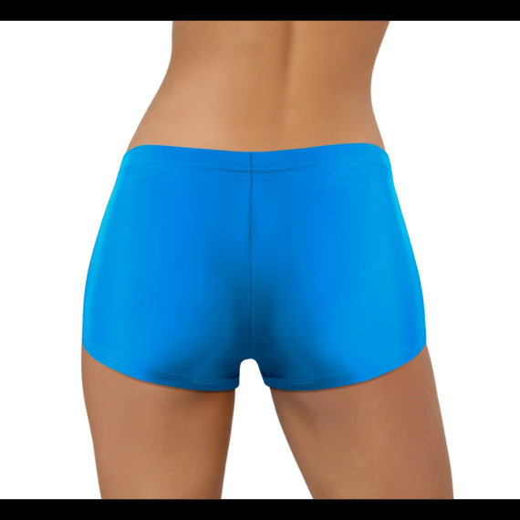 Sesto Senso DS01 Costume da bagno donna, pantaloncini sportivi, asciugatura rapida, blu