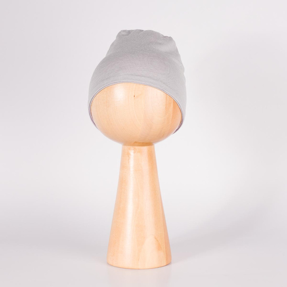 229110 Nicol Cappello Merino 100% lana bambino doppio strato - grigio