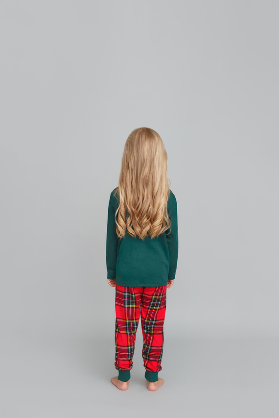 Pigiama di Babbo Natale ragazze Moda Italiana - verde