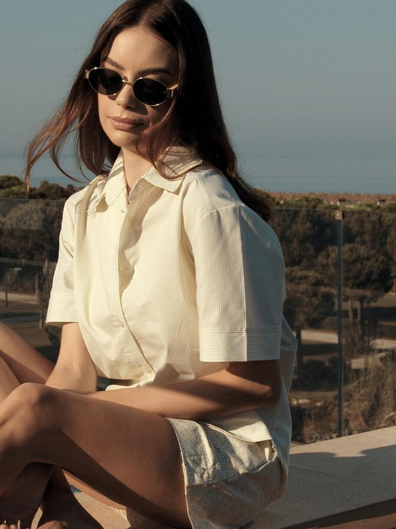 Pigiama donna Sensis Ophelia lime – estivo, 100% cotone