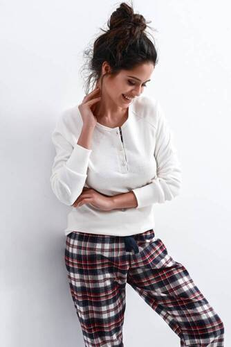Mollie Pigiama donna Sensis Interlock - crema