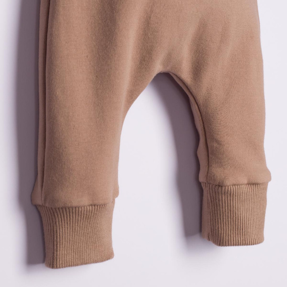 227274 Nicol BENEK Pantaloni tuta neonato marroni in cotone