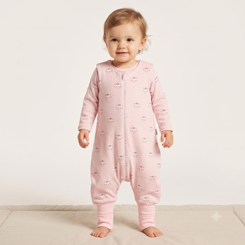 Sacco nanna con gambe Nicol Tosia 225044 1,5 TOG Cotone Gattini Rosa