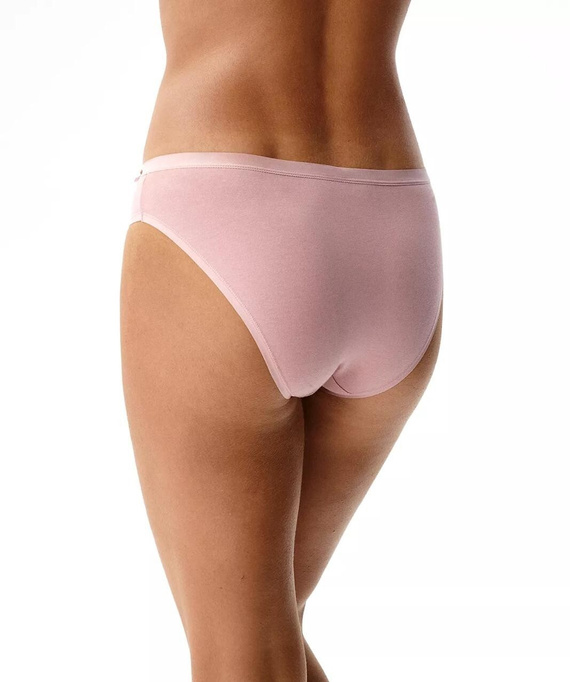 Atlantic 3CLP-002/Z26 Sport Slip Donna Cotone 3-Pack Classici rosa-blu scuro-marrone