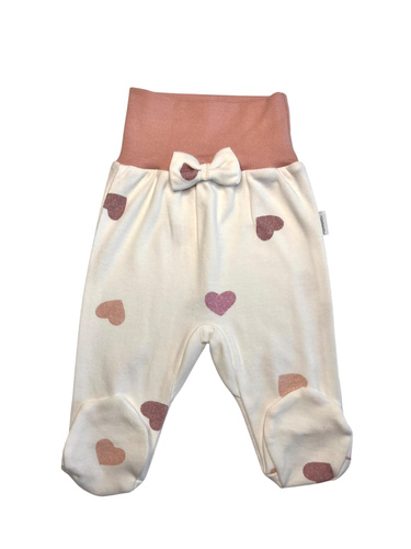 Mamatti PD15020 mezza sventola da bambina - cuori, cotone