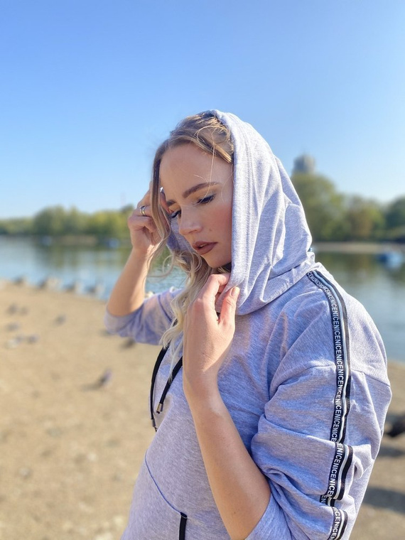 459 Tuta da ginnastica Nice Forex donna - melange chiaro