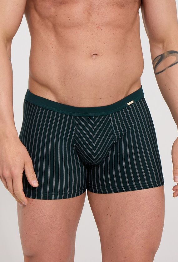 Boxer da uomo Cornette Infinity 912/94 in modal verde aderenti premium
