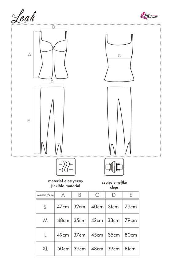 Leah LC 90052 LivCo Corsetti Moda Pigiama Donna