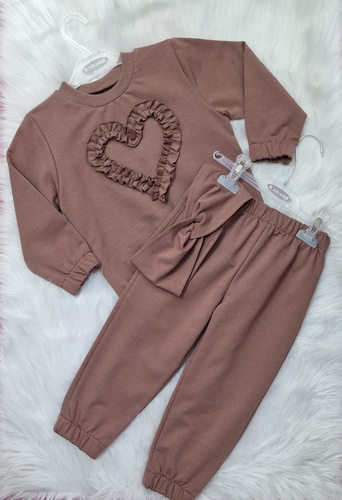 Mia Felpa bambino Bambarillo marrone-cotone ed elastan, maglia morbida felpata | Comfort e stile