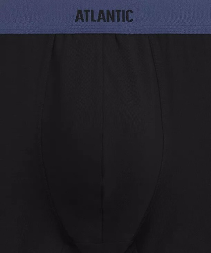 Boxer da uomo Atlantic 3MH-0111 A3 3 pezzi marrone-indaco-khaki – 95% cotone, aderenti