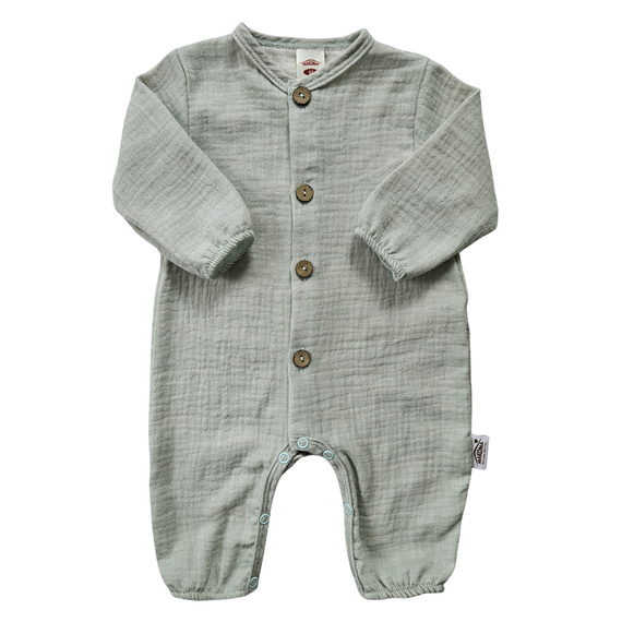 Just Muslin pajacifier 02235BSM Makoma mint- leggero, traspirante, 100% cotone