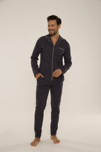 729 Norberto Pigiama da uomo De Lafense - grafite