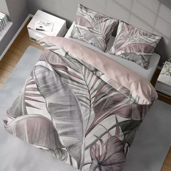 5435 A 3D Microfibra Biancheria da letto foglie tropicali polvere - Detexpol