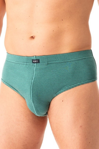 Slip uomo MPP 327 Key verde grafite-cotone, confezione da 2 pezzi in scatola, comfort e stile