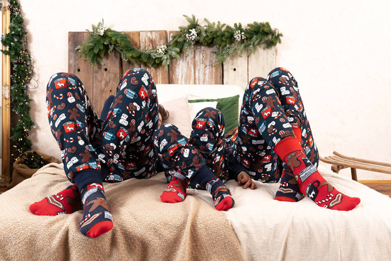 Makala Pigiama per bambini Moda italiana - blu navy/stampa