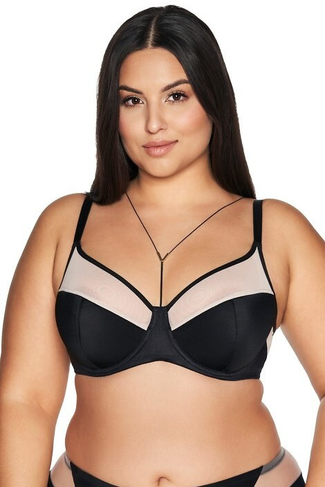 2135 Reggiseno imbottito semi-morbido Ava - nero