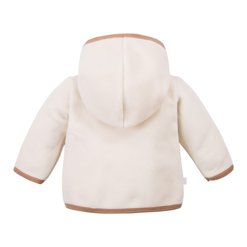Beary Cool Giacca in pile per bambini Eevi - ecru, con cappuccio
