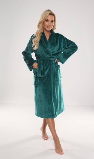 628 Accappatoio da donna Abigail Long Forex - verde