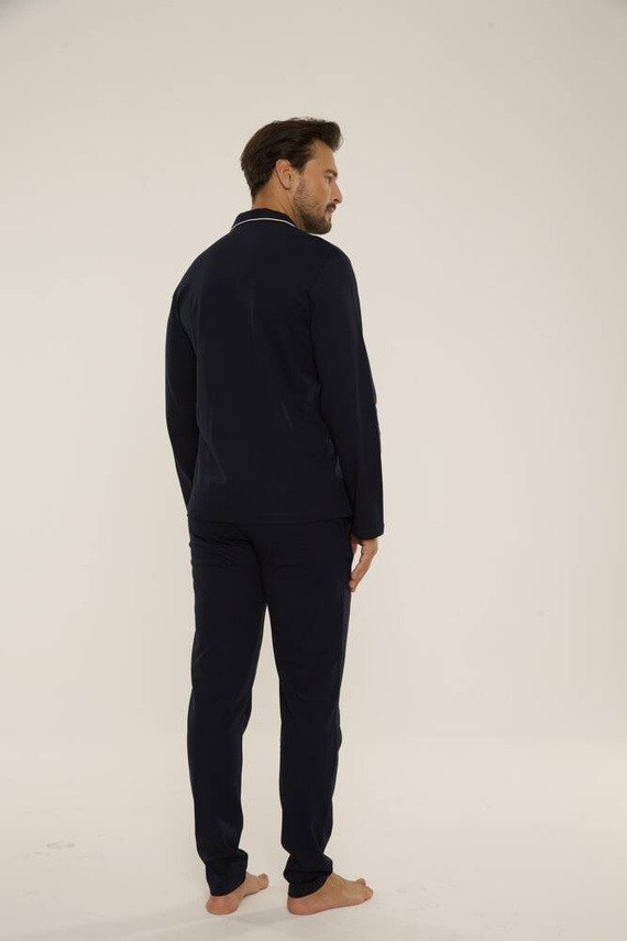 729 Norberto Pigiama da uomo De Lafense - blu navy