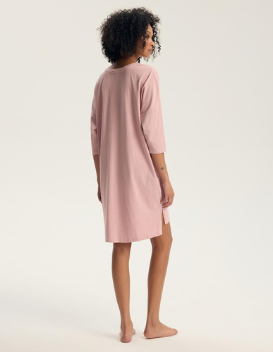 Camicia da notte Henderson 45446 Galla 3/4 Rosa 100% Cotone Comfort