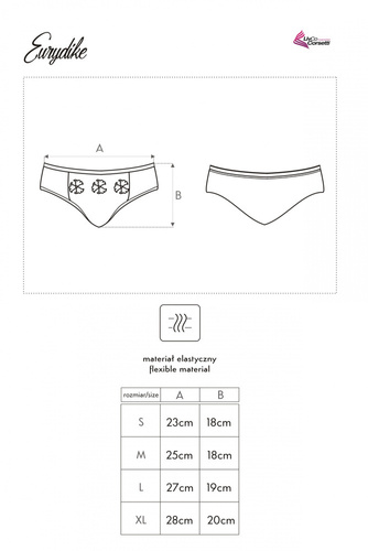 Eurydike Mutandine moda LivCo Corsetti donna - Nero