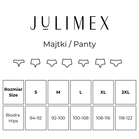 Figi Bamboo Bikini Julimex slip donna bambù morbidi comodi black