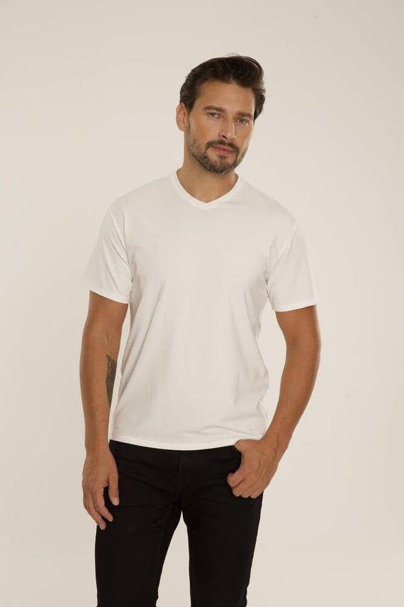 828 Chandler t-shirt De Lafense - ecrù