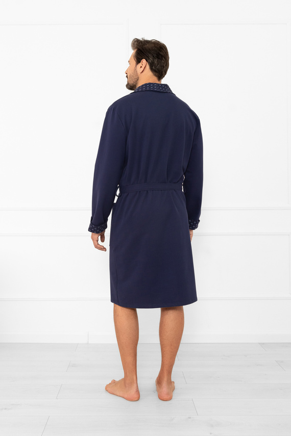 Vestaglia da uomo Gerard - 100% cotone, taglio classico con finitura elegante Moda Italiana