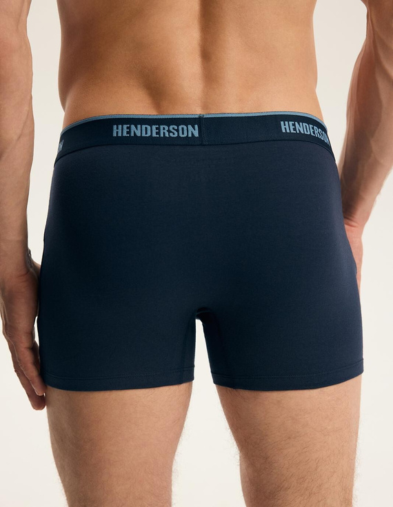 Bokserki męskie Henderson 44515 Brex2 2-pak bawełniane z szeroką gumą z logo