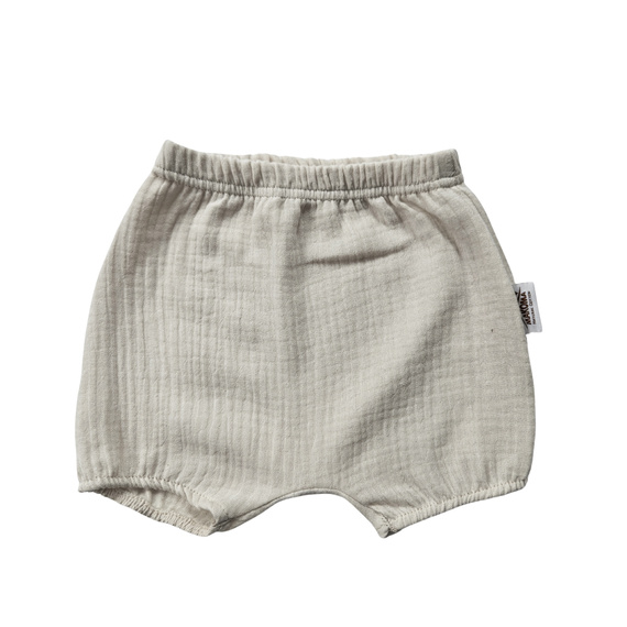 Baby blossoms Just Muslin 40235BE Mussola Makoma beige 100% cotone, con elastico