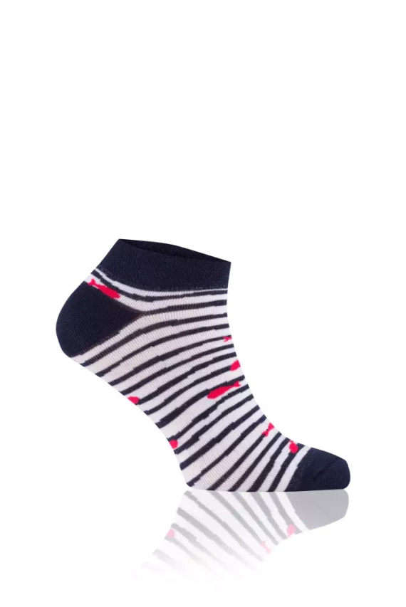 S151S Calzini Rybka Moda italiana - blu navy/bianco/rosso
