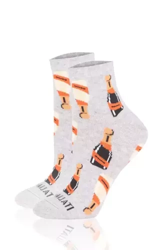 S153Z Prosecco Calzini Moda Italiana - melange chiaro